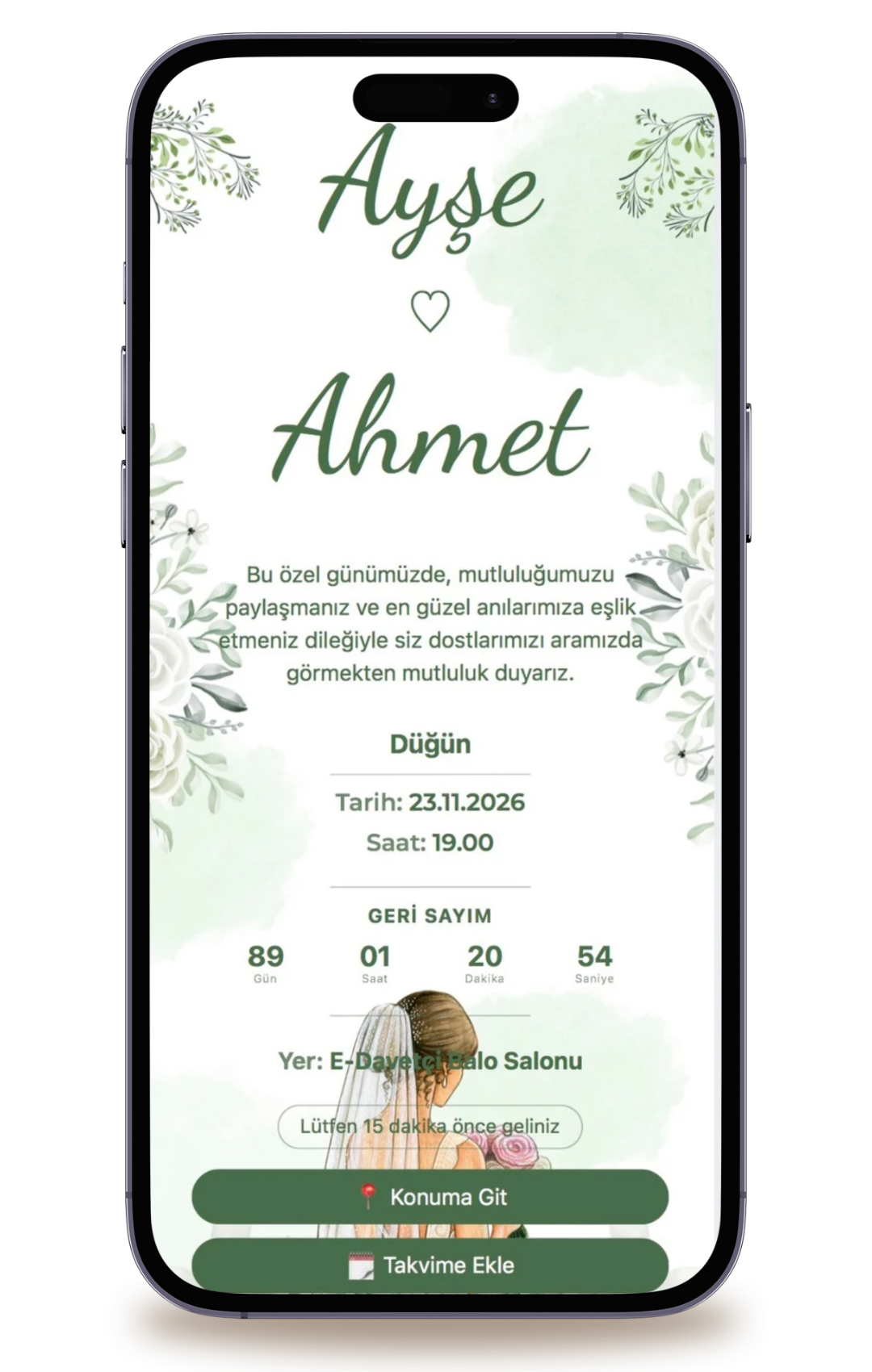 Garden Dijital Davetiye