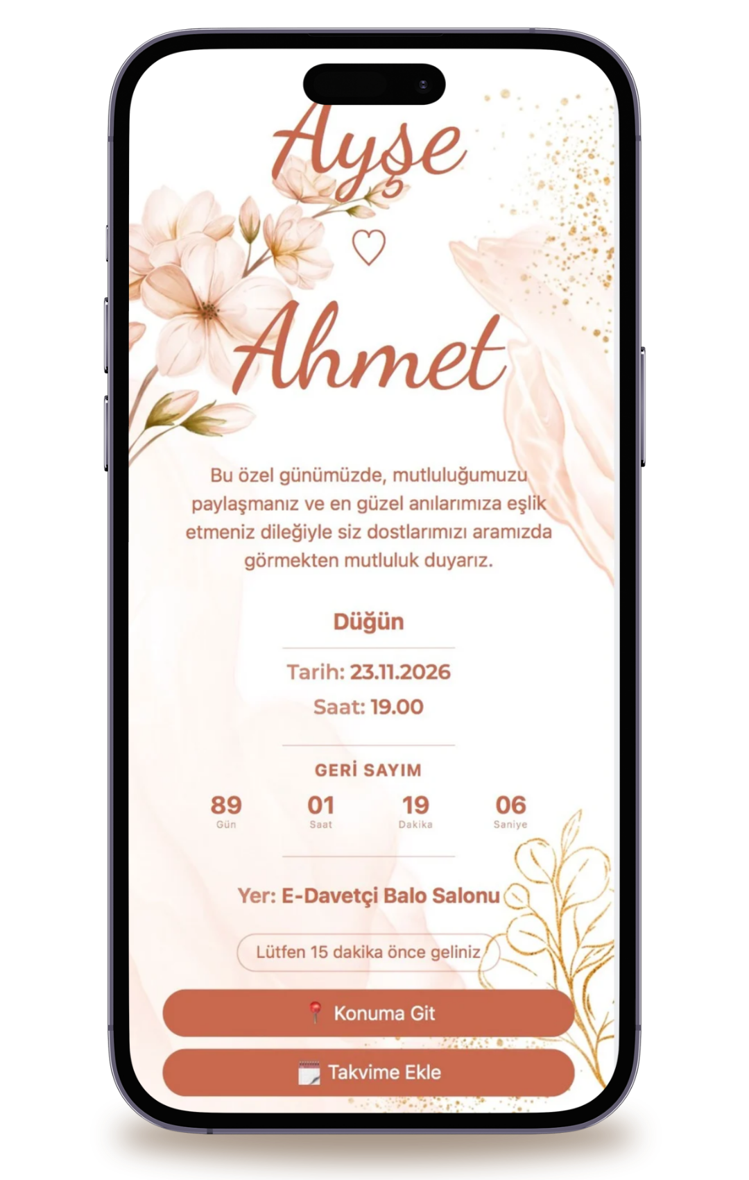 Tozpembe Dijital Davetiye