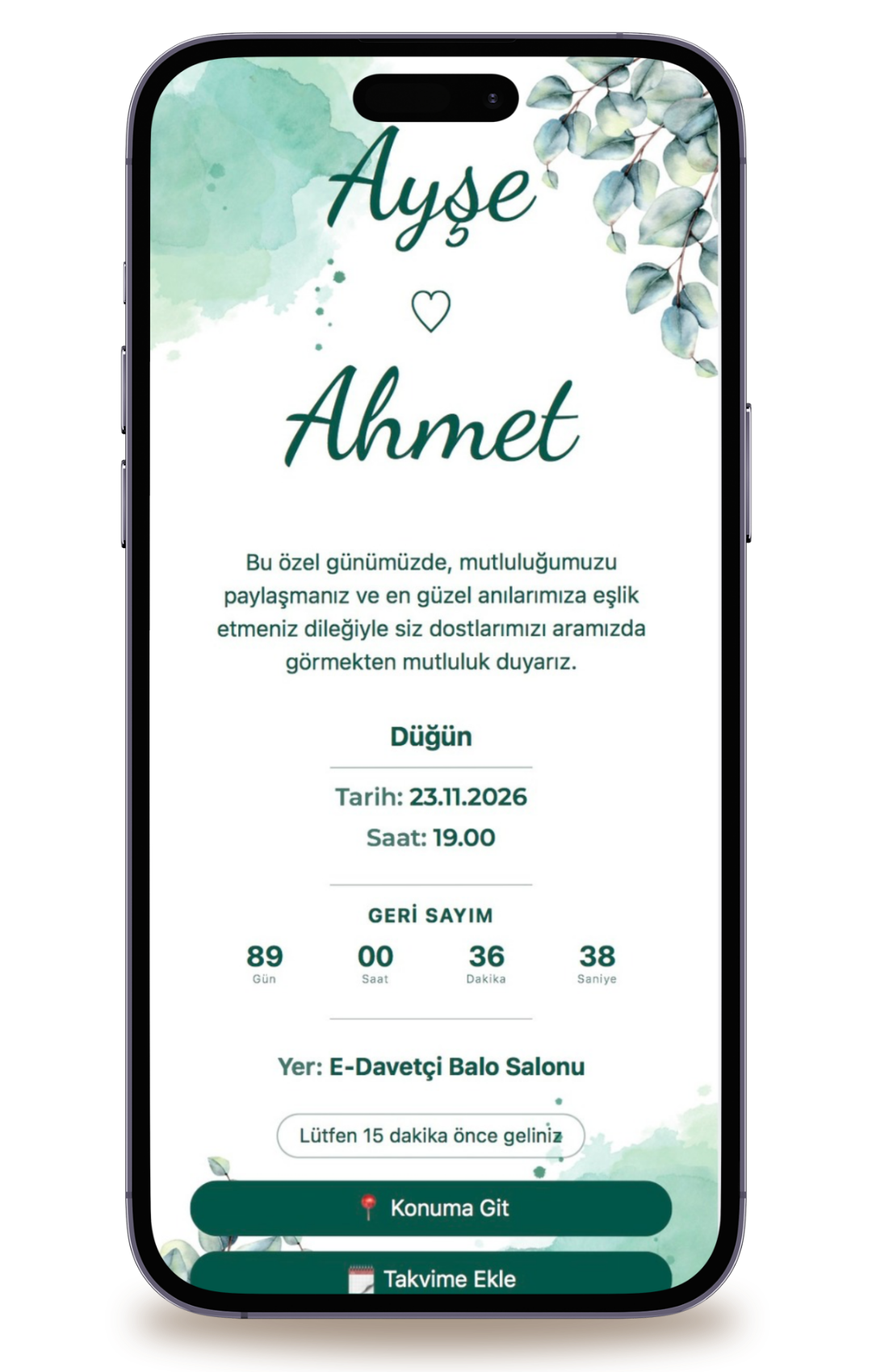 Milenyum Dijital Davetiye