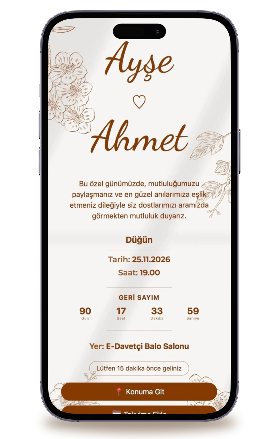 Nazenin Dijital Davetiye