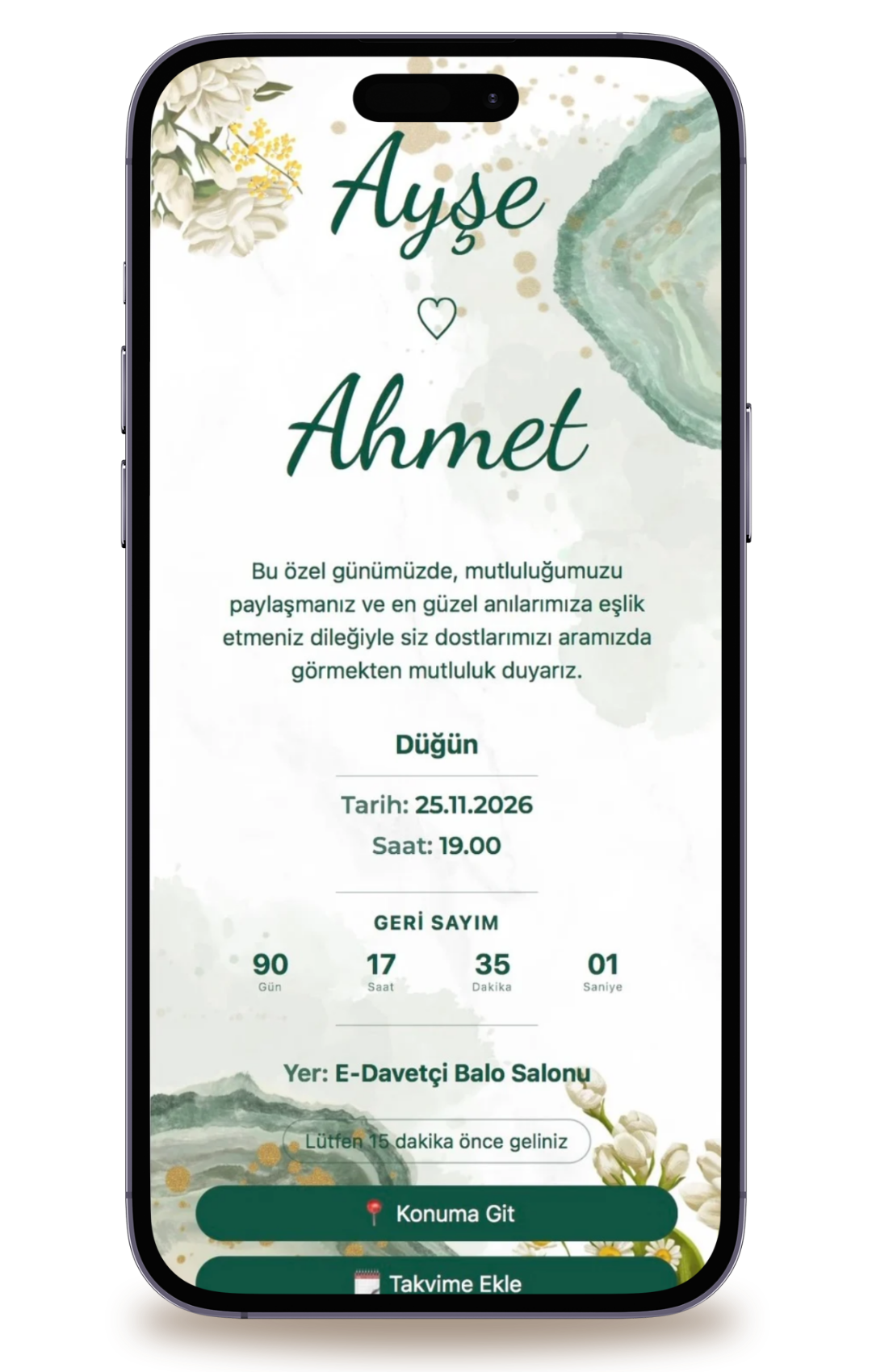 Melodi Dijital Davetiye