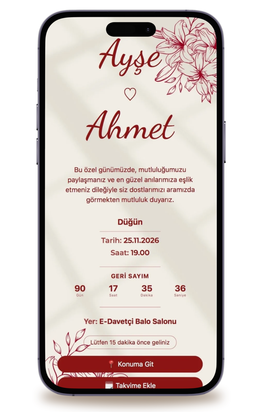 Liva Dijital Davetiye
