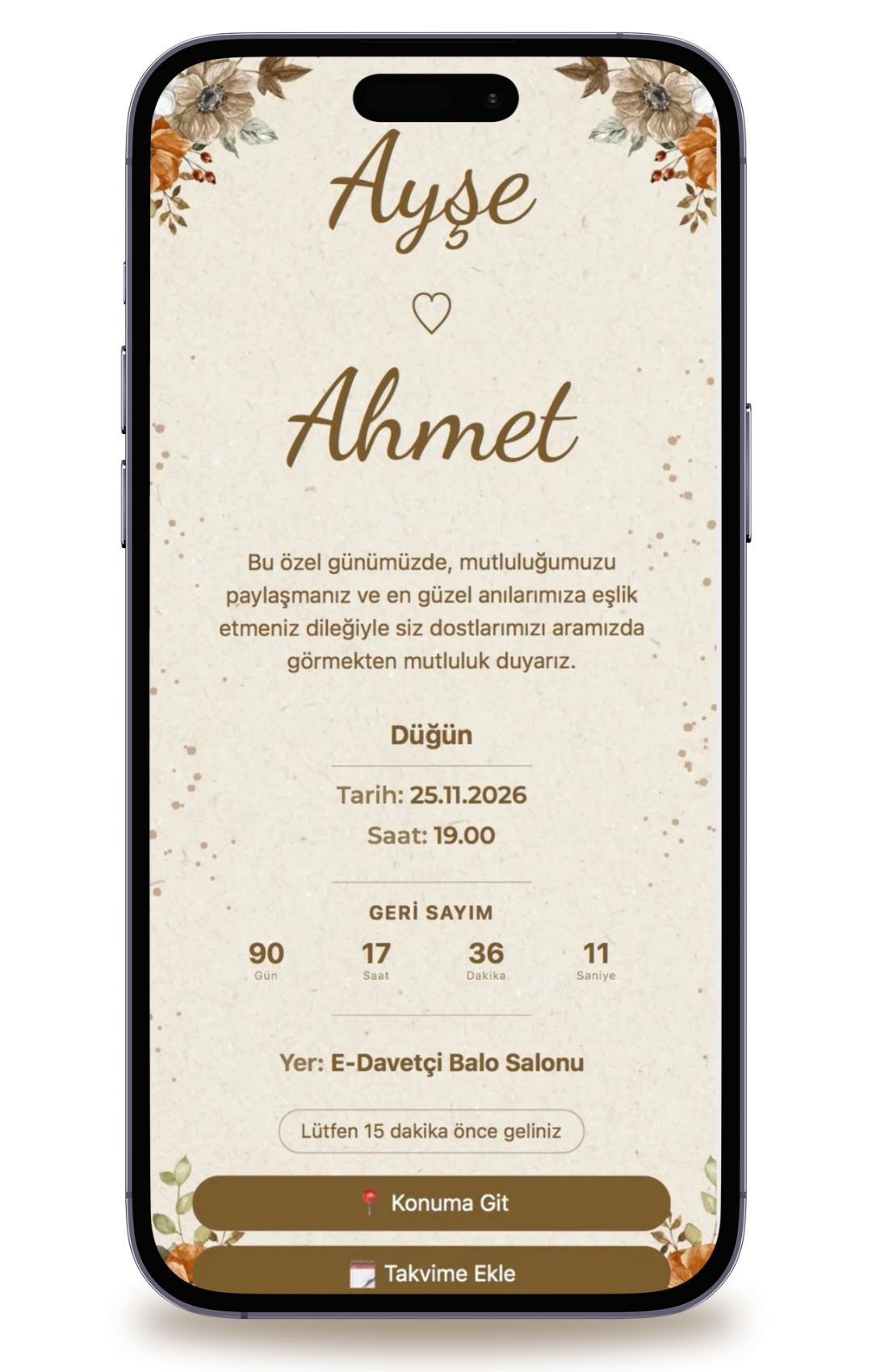 Love Dijital Davetiye